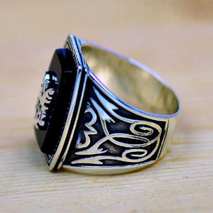 Hot the Vampire Diaries Revival Black Fashion Ring Wedding Rings for Men Rings Trendy Jewelry Gift