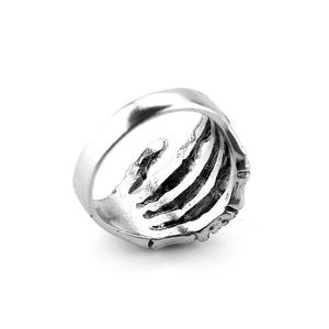 Gothic Claws Finger Rings Anarchy Death Fist Skeleton Dragon Claws Ring Gift for Women Men Jewelry Accessories Movie Jewelry