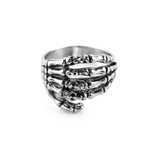 Gothic Claws Finger Rings Anarchy Death Fist Skeleton Dragon Claws Ring Gift for Women Men Jewelry Accessories Movie Jewelry
