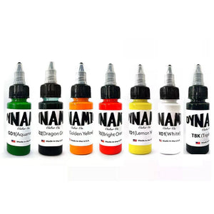 14Pcs Tattoo Ink 14 Colors Set 1 Oz 30Ml/Bottle Tattoo Inks Pigment Kit for 3D Makeup Beauty Skin Body Tattooing Art Painting
