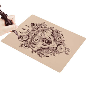 Blank Tattoo Practice Skins - Autdor 10Pcs Tattoo Skin Practice Double Sides 8X6