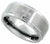 Tungsten Carbide Ring Men Wedding Band Etched Maltese Crosses Recessed Edge 9Mm