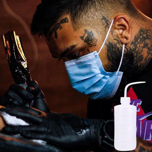 250/500Ml Tattoo Spray Bottle High-Quality Professional Plastic Tattoo Spray Bottle Black White Tattoo Accessories Tattoo Bottle