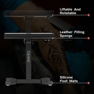 Heavy Duty Tattoo Armrest Air Pressure Lift Dowm Large Tattoo Armrest ST28 Wide Panel Arm Rest Tattoo Equipment Supply