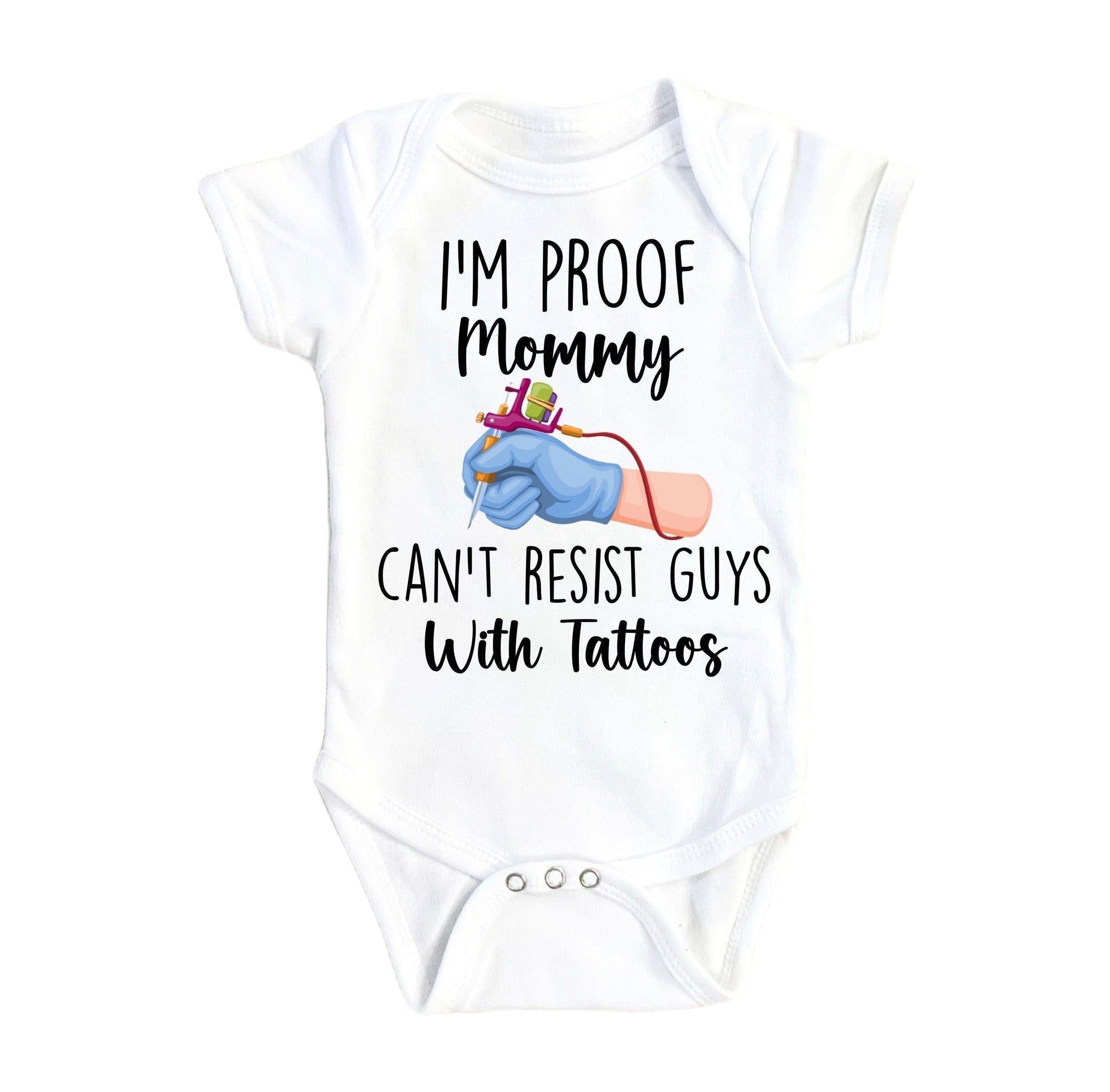 Tattoo - Baby Boy Girl Clothes Infant Bodysuit Funny Cute Newborn 1A-0