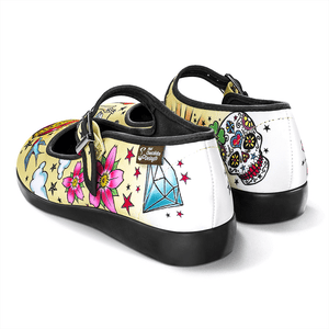 Chocolaticas® Tattoo Women's Mary Jane Flat-3