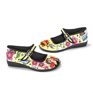 Chocolaticas® Tattoo Women's Mary Jane Flat-1